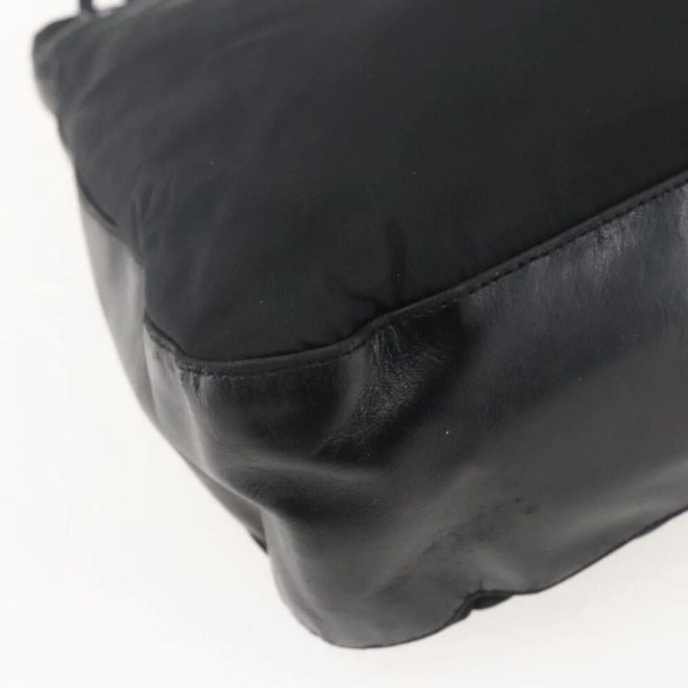 Prada Chain Tessuto Black Nylon Shoulder Bag Bag - Picture 10 of 16